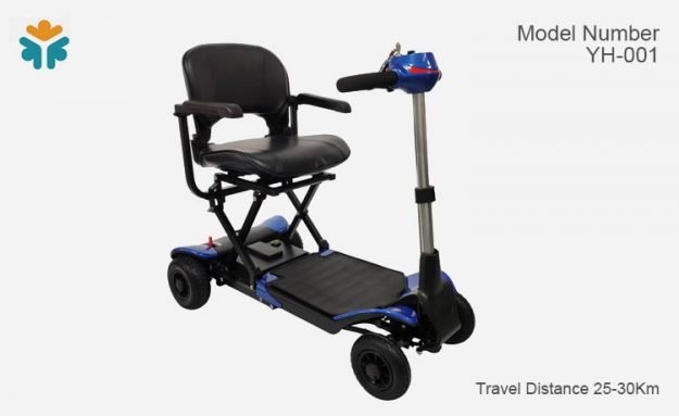 wheel folding electric scooter